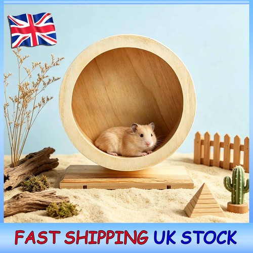 Wooden silent hamster exercise - silent,