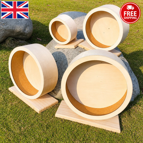 Wooden silent hamster wheel - hamster,