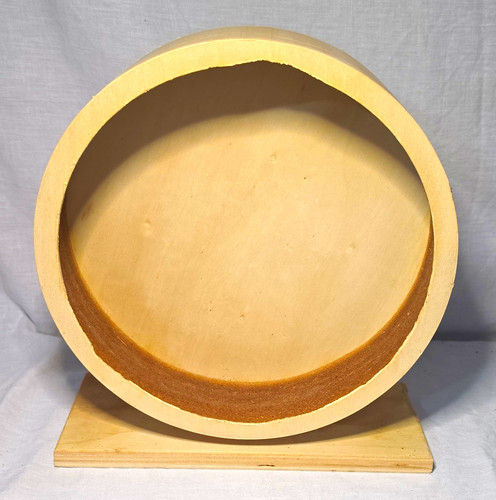Wooden exercise wheel - wooden,