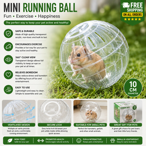 10cm hamster exercise - 10cm, ball