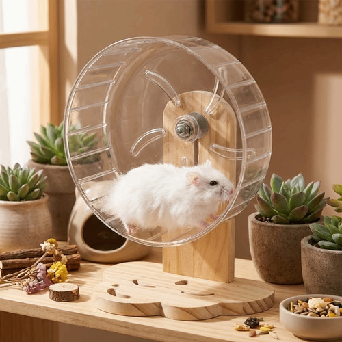 Small exercise hamster wheel - hamster,