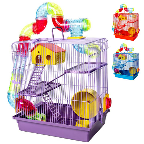 Hamster cage with - hamster, &