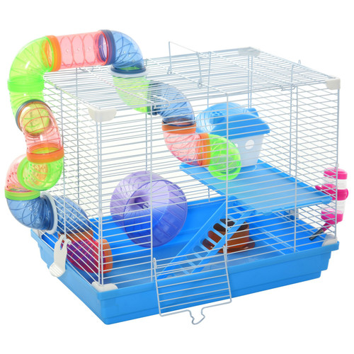 Pawhut hamster cage carrier - hamster,