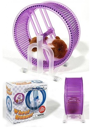 Toy hamster wheel rrunner - wheel, for